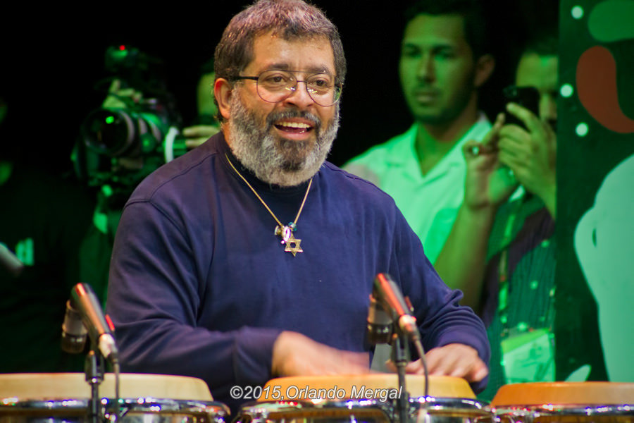 Giovanni Hidalgo at the Puerto Rico Heineken Jazzfest 2015