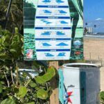 Safety signage by surfing area | Balneario de Carolina, The Best Beach Near San Juan | Puerto Rico By GPS