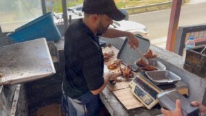 Roasted Pork at Guavate Restaurant Area | Cayey, Puerto Rico | Food, Nature and Art  | Puerto Rico By GPS