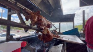 Roasted Pork at Guavate Restaurant Area | Cayey, Puerto Rico | Food, Nature and Art  | Puerto Rico By GPS
