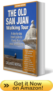 The Old San Juan Walking Tour Book Cover Small With Buy Button | Puerto Rico By GPS