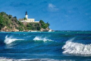 My 2015 image of Punta Tuna Lighthouse from Playa Negra | Maunabo, Puerto Rico | A Tiny Town With Huge Possibilities | Puerto Rico By GPS