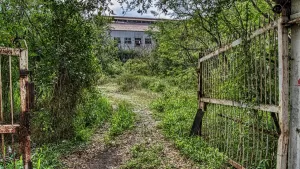 This looks like a gate from a horror movie | Salinas, Puerto Rico Fine Cuisine, Lots of History and Great People | Puerto Rico By GPS